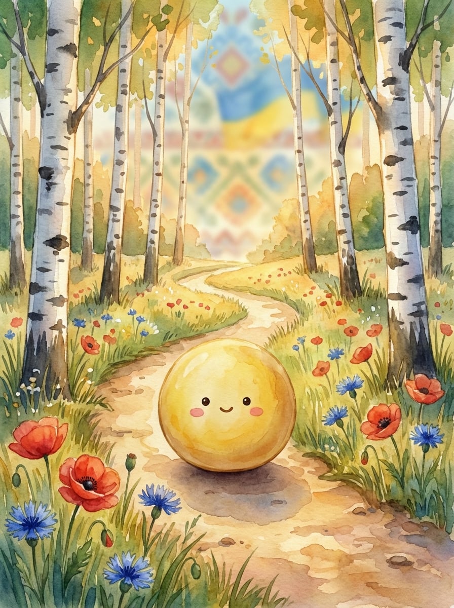 Обкладинка казки «Колобок»