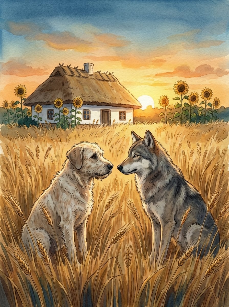 Обкладинка казки «Сірко»